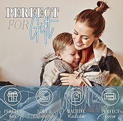 Elegant Comfort Lightweight Printed Throw