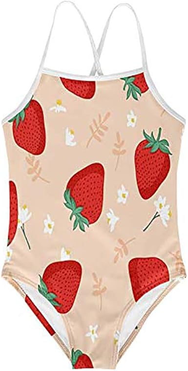 strawberry bathing suit baby
