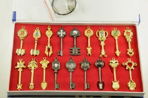 skycostume Fairy Tail New Collection Set of 18 Golden Zodiac Keys by skycostume