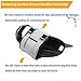 AOFITEE Dog Life Jacket, Shark Dog Life Vest for Swimming Boating, High Flotation Pet Lifesaver with Rescue Handle, Reflective French Bulldog Lifejacket, Life Jackets for Small Medium Large Dogs, M