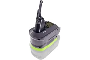 TPDL Adapter for RYOBI Convert to for Dyson, Fit for Dyson V7 & V8 Vacuum Cleaner, for Ryobi ONE+ Battery Lithium-Ion 18-Volt HP High Capacity PBP2005 P194 P193 PBP2004 for Animal+ Fluffy
