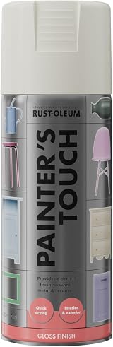 Rust-Oleum Painter's Touch 400ml Almond Gloss Spray Paint Aerosol view 6
