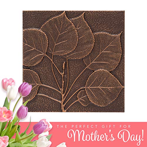 Whitehall Products Aspen Leaf Wall Decor, Antique Copper