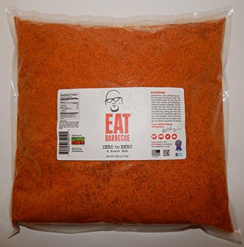 EAT Barbecue Zero to Hero a Sweet Rub Large 5 Pound Bag