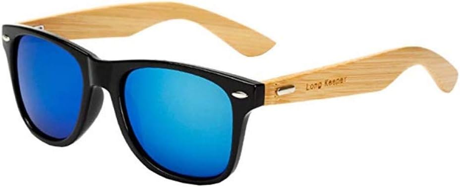 Polarized Bamboo Sunglasses 400 UV Mirror Reflective Colors