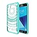 Samsung J7 Perx Case,Galaxy J7 Prime Case,Galaxy J7 V Case ,J7 Sky Pro/J7V/J7 Halo Case Clear with Screen Protector,AnoKe Girls Women Slim Fit Phone Cover Cases for Samsung Galaxy J7 2017 TM CH Mint