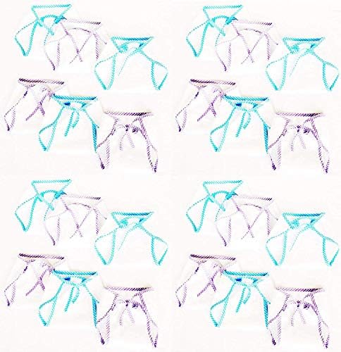 First Smile New Born Babies Cotton Diaper Nappies | Soft Cotton | Comfortable | for Newborn | Infant | Washable for Babies (White Color) Length-8 inches, Width-14 inches (Pack of 24, 0-6 Months)