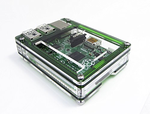 Zebra Case - Raspberry Pi 3, Pi 2, Pi B+ and 2B (Evergreen) with Heatsinks ~ C4Labs