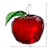 Crystal Red Apple Figurine By Crystal Florida
