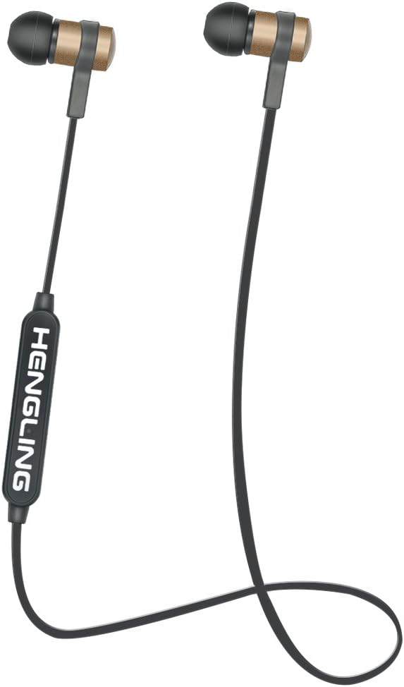 Bluetooth Sports Headphones, Hengling Wireless Bluetooth 4.2 Sport Headphones with Mic for Running for iPhone Samung etc