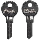 KEYSALACARTE J201 Replacement Key Cut to Code | FR2 Key Blank | Fits Supreme, Hudson Office Furniture, Desks, and Cabinets