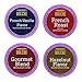 K Cup Coffee Variety French, Gourmet, Hazelnut, Vanilla - 72 count
