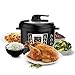 Hohm Pressure Cooker Pro, Multi-Functional Electric Pressure Cooker 6 Quart 8 Preset Settings 1000 Watt (Black)