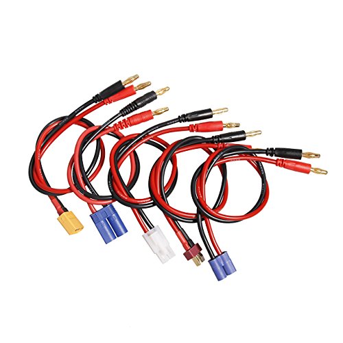 RC Lipo Battery Charger Cable Adapter EC5 / EC3 /Deans TPlug / XT60