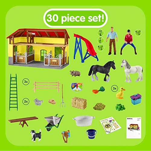 Schleich 42485 Horse stable, 10.5 x 49 x 34.5 cm – Bild 3