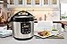 Elite Platinum EPC-813 Maxi-Matic 8Qt Electric Pressure Cooker with Glass Lid and 2 Racks, Black (Stainless Steel)