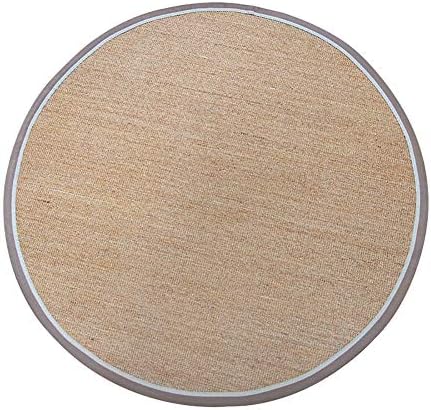 手織りの自然サイザル麻繊維のベッドルームラグ ホームラウンドリビングルームコーヒーテーブルバルコニーソファベッドサイドカーペット Size 0cm 0cm