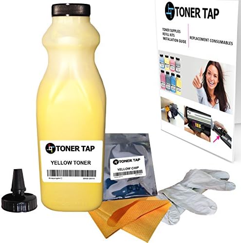 Toner Tap Refill Kit for Xerox Phaser 7800 (106R01572) Latin America Region (1 Pack, Yellow)