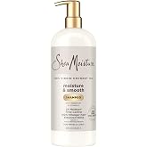Shea Moisture 100% Virgin Coconut Oil Moisture & Smooth Shampoo, 34 Fluid Ounce