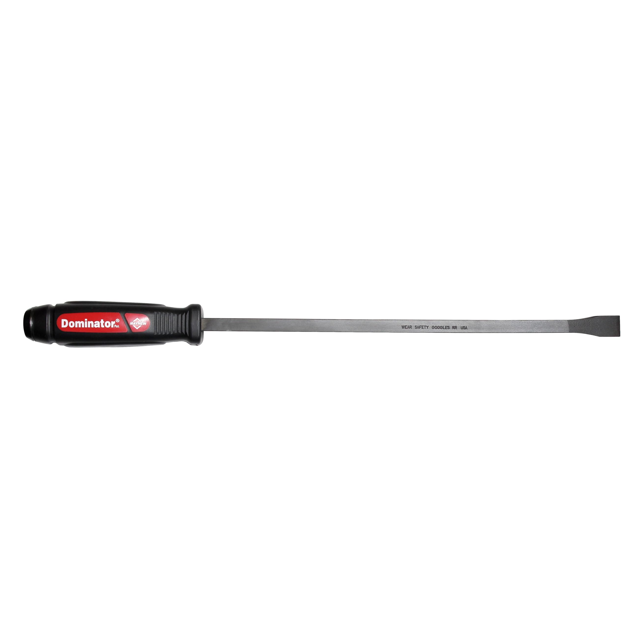 Mayhew Tools 60143 Dominator 17-Inch Straight Pry Bar, Multi, 12"