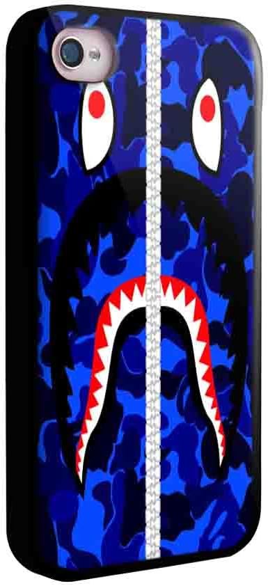 Bape Shark Camo Army for Iphone and Samsung Galaxy Tpu Case (Iphone 5/5s White)