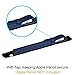 Fintie Pen Holder with USB Adapter Pocket for Apple Pencil Pro, Apple Pencil (USB-C / 1st / 2nd Generation), Elastic Vegan Leather Sleeve Pouch Compatible with iPad Case, Navy Blue