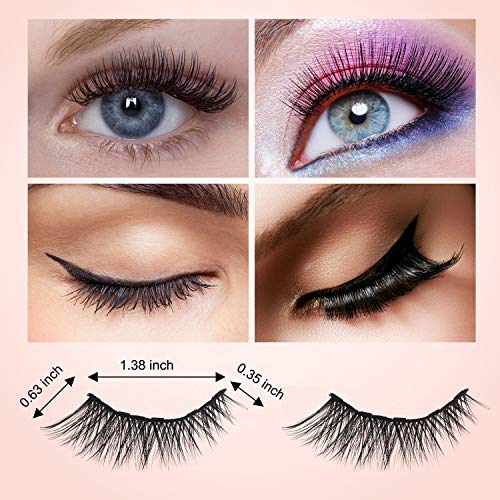 Eyelashes with Eyeliner, Eyeliner and Lashes, 3D Waterproof Liquid