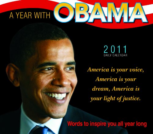 A Year with Obama 2011 Daily Boxed Calendar (Calendar) by