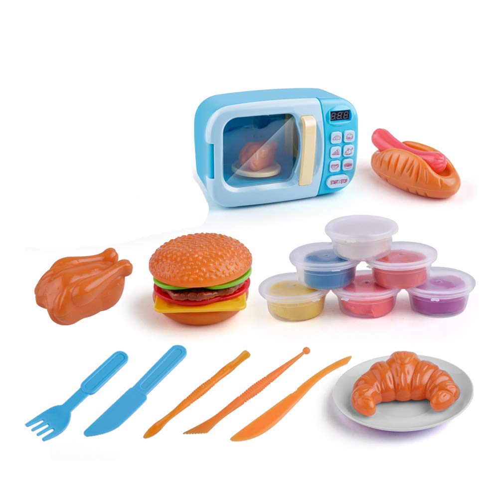 BriskyM Juguete de Microondas Horno Cocina Juguetes con Luz para ...