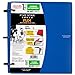 Five Star Flex Hybrid NoteBinder, 1-1/2 Inch Binder with Tabs, Notebook and 3 Ring Binder All-in-One, Blue (72405)
