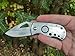 Timpanogos Outdoors - Big Baldy Knife - Durable and Foldable Pocket Knife, Made of Hardened Steel, Silver Finish, Very Sharp