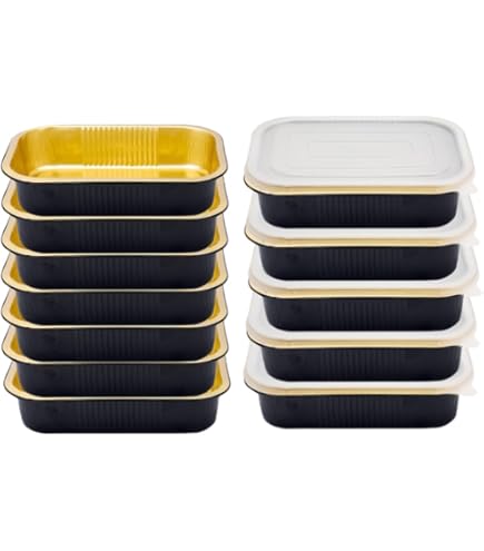 Double Thick Black Gold Baking Pans For Cooking & Storage