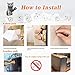 NEBYWOLD Cat Anti-Scratch Tape Deterrent,with Polymer Scratch-Resistant TPU Material Protecting Your Furniture and Leather Scratch Guard Protector Tape for Cats and Pets (18W9L)thumb 3