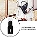 PETDOM Pet Hair Remover Brush Unibody Handle - Double Sided Reusable Cat Dog Fur & Lint Removal Brush with Self-Cleaning Base - Pet Hair Remover for Clothes, Carpet, Furniture (Obsidian Black)