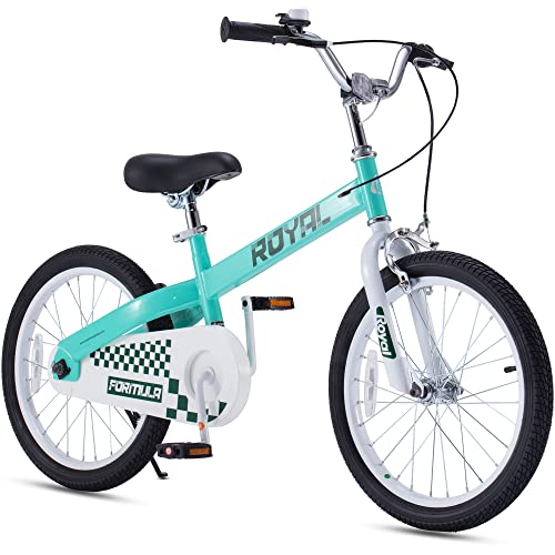 RoyalBaby Formula Kids Bike Boys Girls 20 Inch Wheel Bicycle with Kickstand Ages 7+ Years