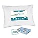 Adoric Life Kids Toddler Pillow with Hypoallergenic Filling Microfiber, 100% Soft Cotton Pillowcase Included, Machine Washable, 14x19, Perfect for Babies, Kids, Children, Travel