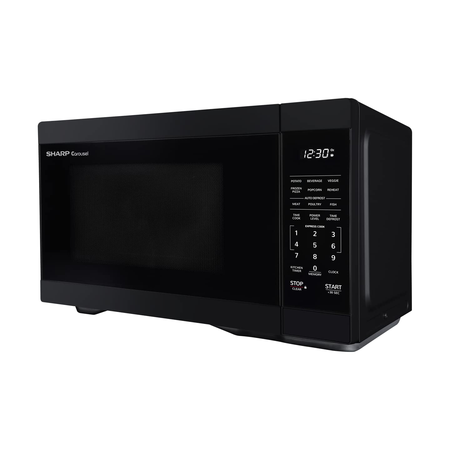 SHARP ZSMC1161HB Countertop Microwave Oven with Removable 12.4