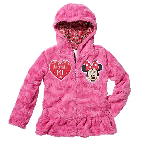 Princess Little Girls' Zip-Up Fleece Hoodie With Mesh Mask