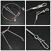20pcs-Wire-Trace-Leader-Rig-Stainless-Steel-2-Arm-Fishing-Rigs-Tackle-Lure-Swivel