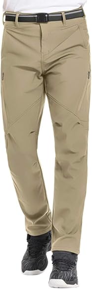 women's fleece lined khaki pants