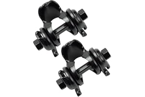DIYEAH 2pcs Quick Release Bike Seat Post Clamp Thickened Saddle Clamp Compatible with Mountain and Road