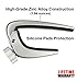 WINGO Pro Guitar Capo for Acoustic Electric Guitars - Chrome Capotraste