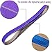 Sackorange 2 Inch x 72 Inch Metal Grinding Zirconia Sanding Belts - One Each of 40 80 100 and 120 Grits - Purple Regalite Resin Bond Cloth Sanding Belt, 4 Pack (2x72in)