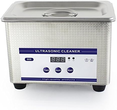 Digital Ultrasonic Jewelry Cleaner Cleaning Machine Baskets Jewelry Watches Dental PCB 0.8L 35W 42kHz Ultrasound Cleaner Ultrasonic Bath by Egosola