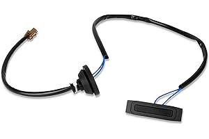 BROODAY Tailgate Release Switch Assembly Compatible with Subaru Forester/Legacy/Outback 2010-2017 - Rear Trunk Release Button Replacement #63270-FJ000