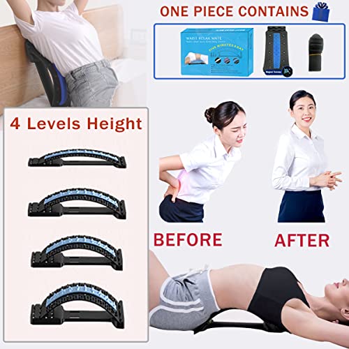 Back Cracker Board,Back Stretcher for Lower Back Pain Relief Back