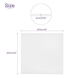 DMiotech 8 x 8 x 0.15 Inch Plastic UHMW