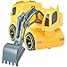 Dragon Too Construction Toys Excavator Truck with Lights and Sounds by