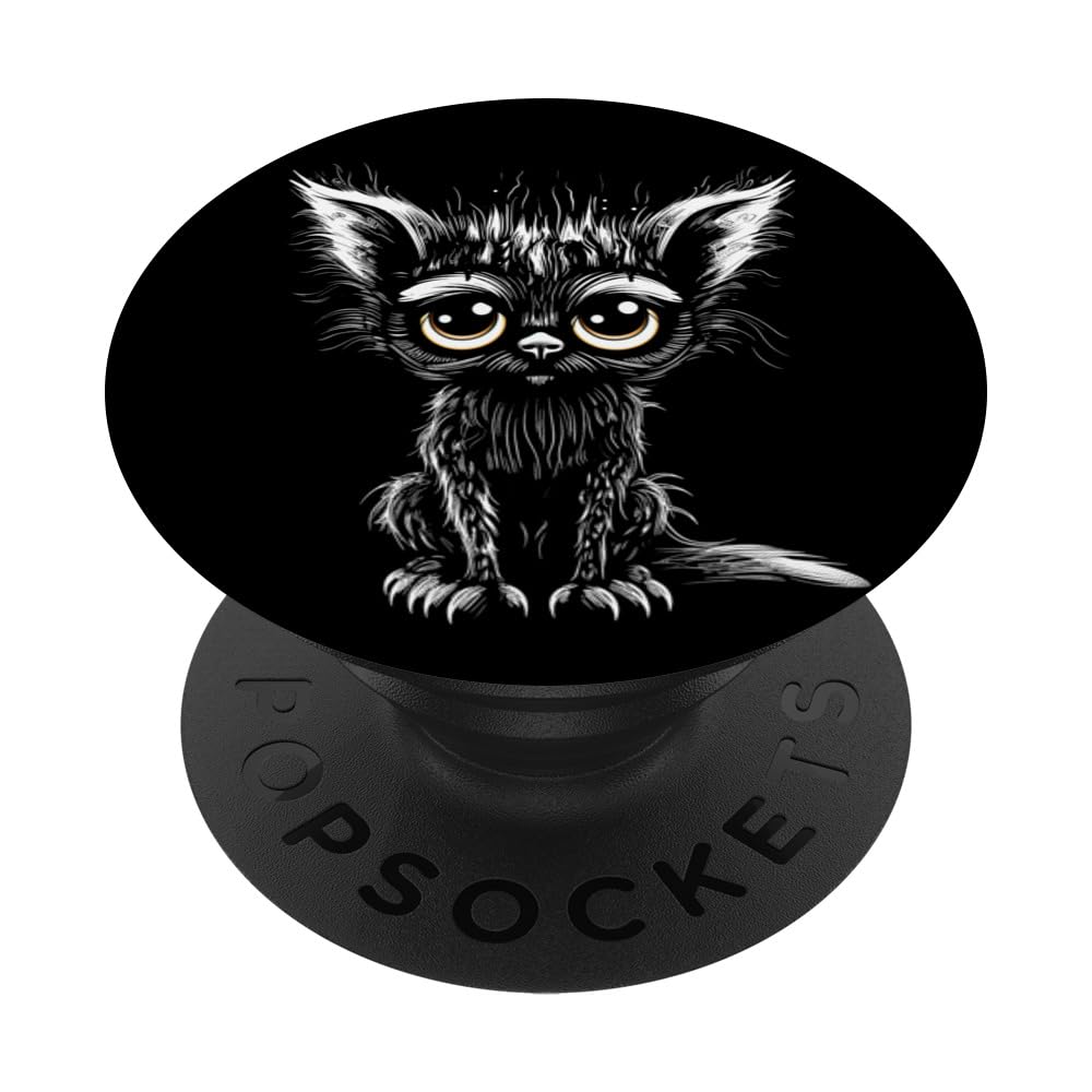 Cat Curious kitty nap connoisseur PopSockets Swappable PopGrip