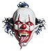 Morbid Enterprises Snake Tongue Evil Clown Mask, Red/White/Blue, One Size